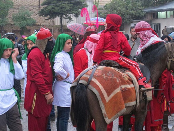 مراسم تعزیه امام حسین(ع) در شهرستان املش+گزارش تصویری
