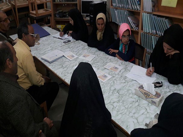 نشست کتابخوان ویژه نابینایان درسپیدان برگزار شد