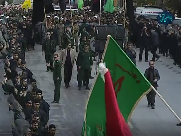اقامه عزای 28 صفر در کرمانشاه برگزار شد/حضور دسته عزاداری نیروهای مسلح در خیابان‌ها+تصاویر
