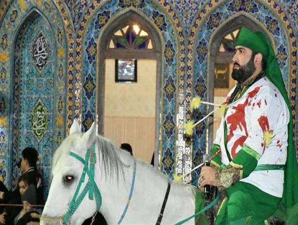 اجرای سوگواره تعزیه مازندران در تکیه سادات نیاکی آمل