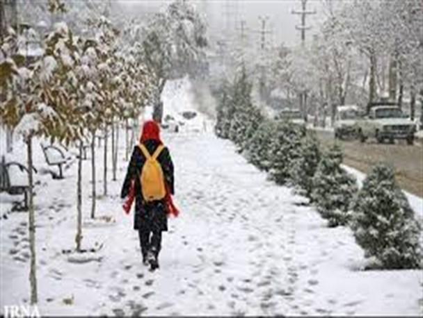 برف و سرما مدارس ابتدایی نیر را به تعطیلی کشاند
