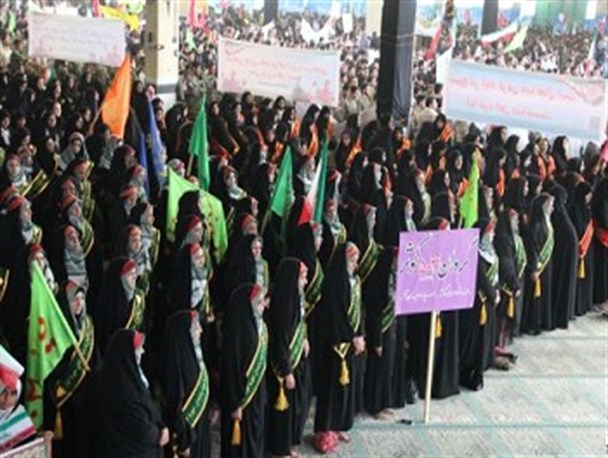 اجتماع بزرگ شکوه مقاومت بسیجیان زاهدان + تصاویر
