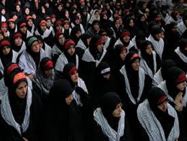 شکوه مقاومت بانوان بسیجی کرمان در هفته بسیج+تصویر