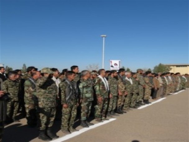 نمایش شکوه ایستادگی در مراسم صبحگاه مشترک نیروهای بسیجی شهرستان رفسنجان