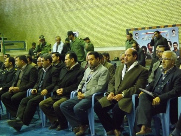 گزارش تصویری از برگزاری همایش تجمع بسیجیان به مناسبت ۵ آذر در ملکان