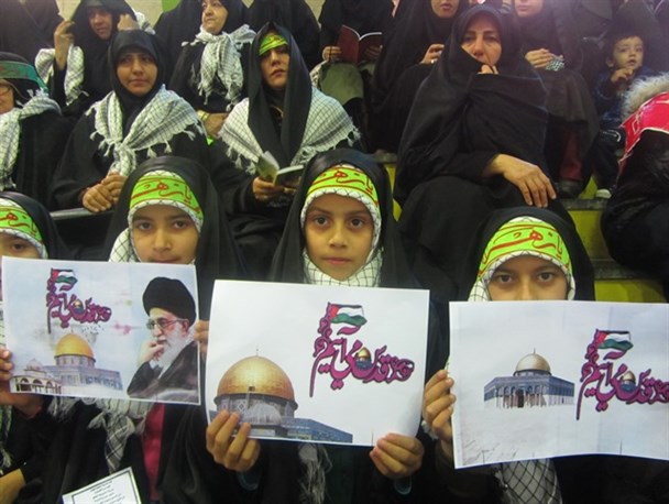بانوان بسیجی سمنان به پویش مردمی ” قدس می آییم” پیوستند + تصاویر