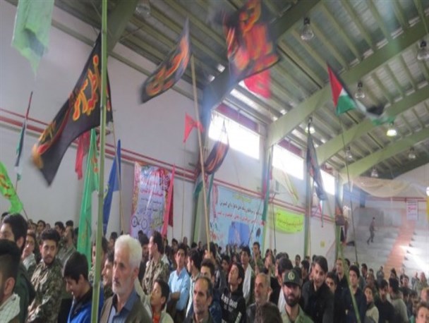 همایش شکوه و ایستادگی با حضور بسیجیان در سالن ورزشی انقلاب سنگر برگزار شد+گزارش تصویری