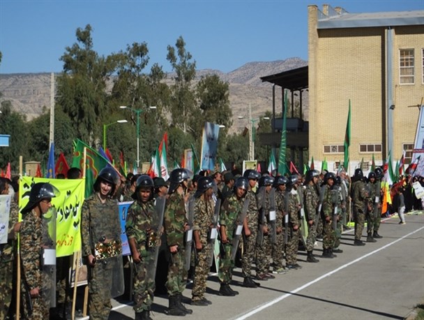 تجلی شکوه و پایداری بسیجیان درگچساران+تصاویر