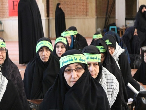 حضور حماسی فرهنگیان بسیجی در مصلی گرگان+تصاویر
