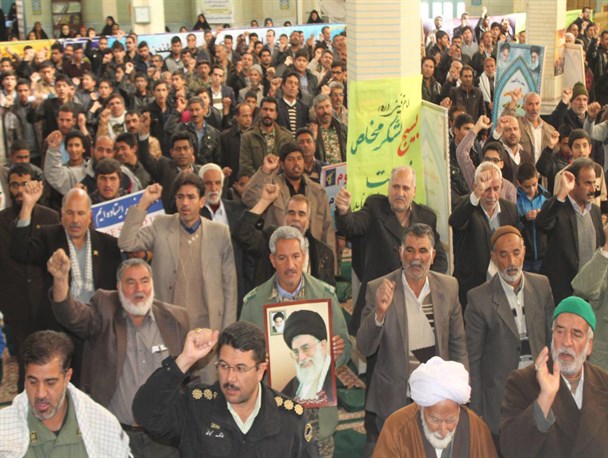 همایش عظیم بسیجیان شهرستان بردسکن برگزار شد+تصویر