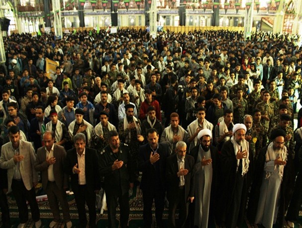 تجمع بزرگ بسیجیان در علی آباد کتول+ تصاویر