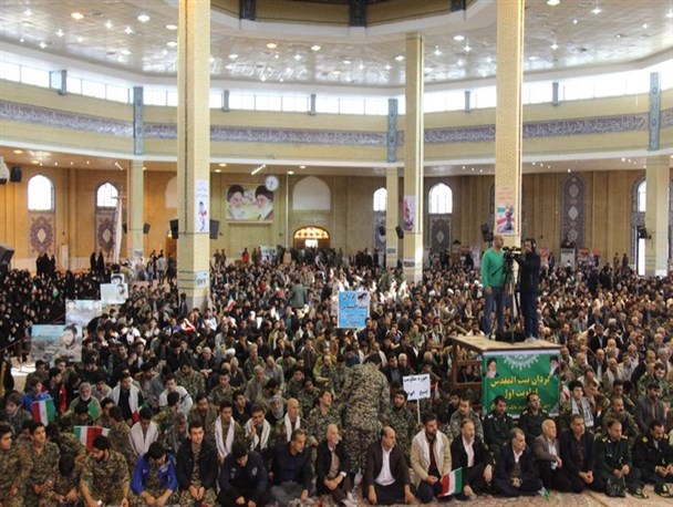 اجتماع باشکوه بسیجیان ایلامی برگزار شد‌+‌تصاویر