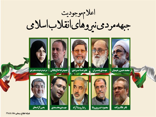 پوستر/اعلام موجودیت  جبهه مردمی نیروهای انقلاب اسلامی
