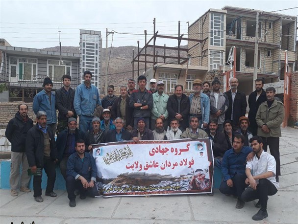 حضور جهادگران لنجان در مناطق زلزله‌زده ریجاب کرمانشاه+ تصاویر