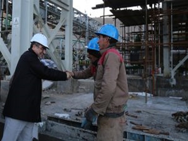 پییشرفت ۹۰ درصدی کارخانه اسید سولفوریک مس سرچشمه+ تصاویر
