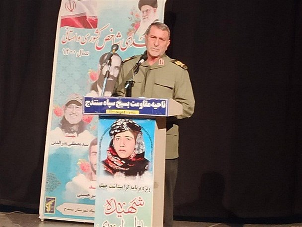 رشادت و استقامت مردمان کُرد موجب یأس تجزیه طلبان و مستکبران عالم است