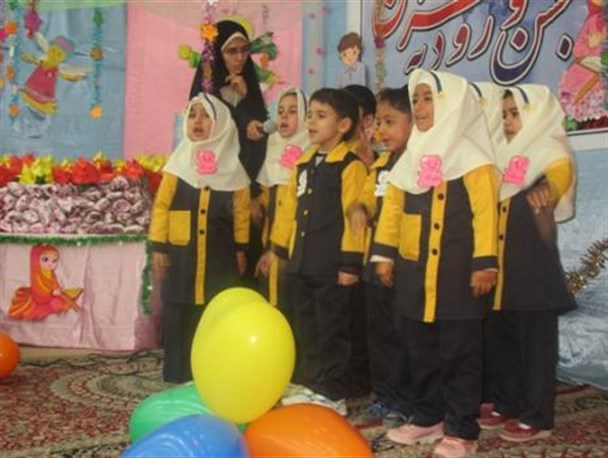 جشن ورود به قرآن نونهالان مهد ضامن آهو+تصاویر