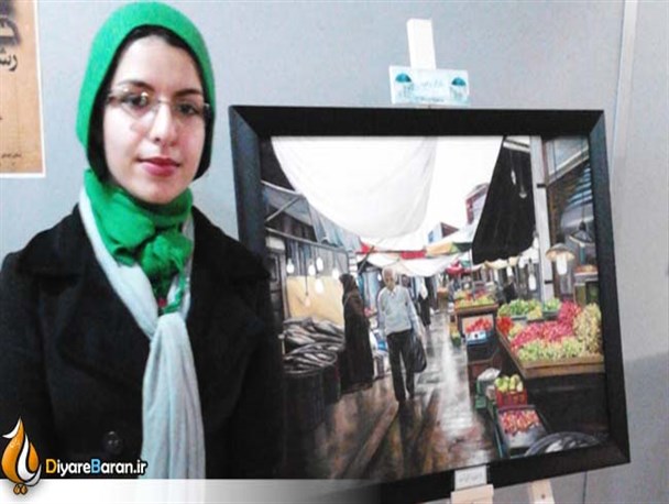 کوچه پس کوچه های رشت در قاب نقاش گیلانی / تصاویر