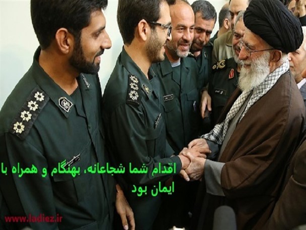 عکس نوشته/ اقدام شما شجاعانه، بهنگام و همراه با ایمان بود