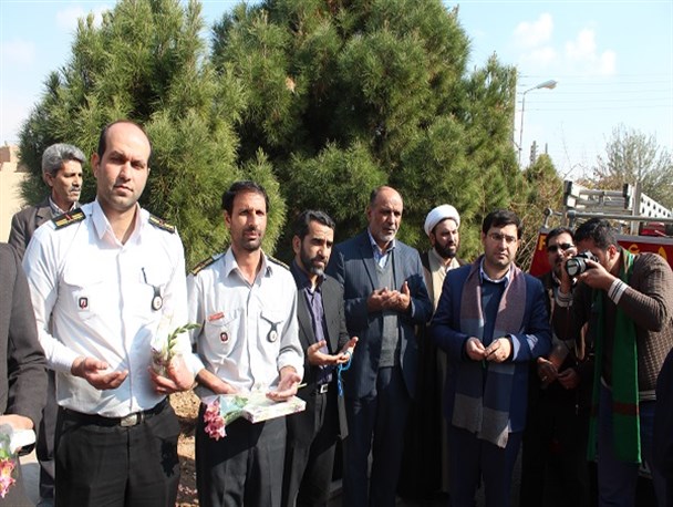 حضور مسئولین یزدی در ایستگاه آتش نشانی استان +تصاویر