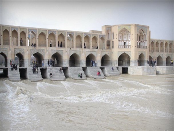 زاینده رود دوباره جان گرفت + تصاویر