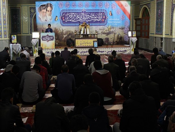 کرسی تلاوت و تفسیر قرآن کریم در علی آبادکتول + تصاویر