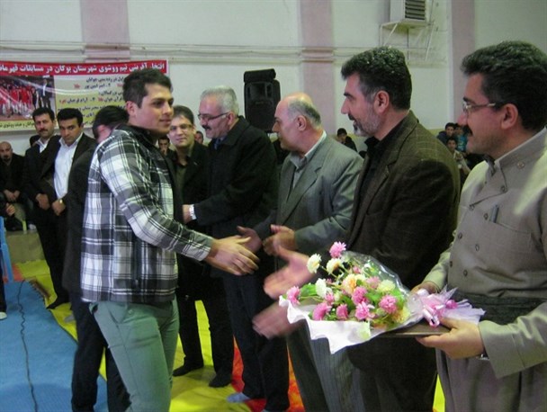 از مدال آوران ورزشی بوکان تجلیل به عمل آمد + تصاویر
