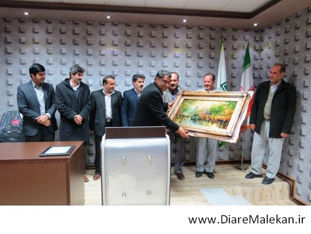 از شهردار سابق ملکان تجلیل شد+تصاویر