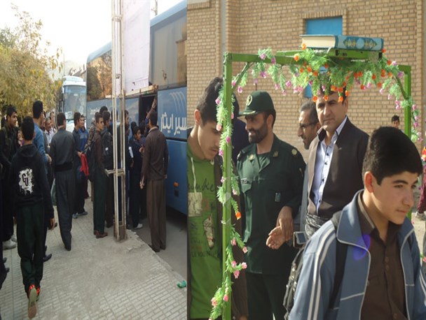 بیش از دویست دانش آموز جوانرودی راهی مناطق عملیاتی جنوب کشور شدند