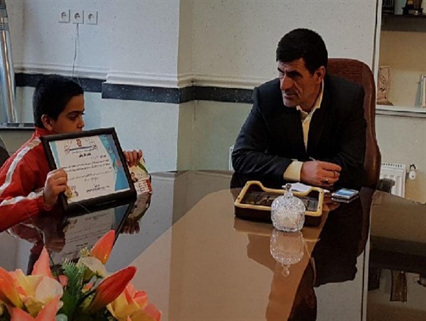 کسب مدال طلای مسابقات جودو توسط دانش‌آموز نهاوندی
