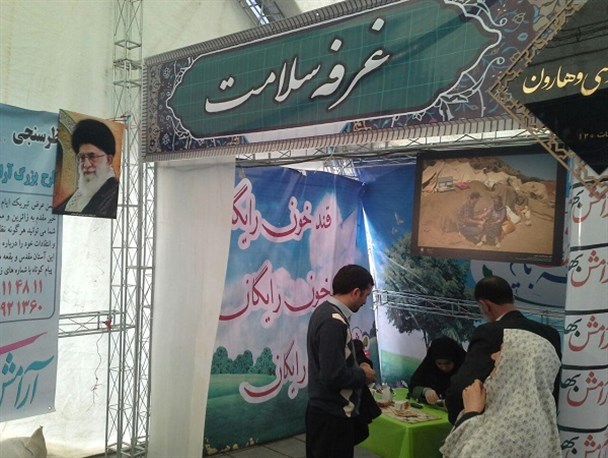 هفت هزار نفر به غرفه سلامت آستان امامزاده عبدالله(ع) همدان مراجعه کرده‌اند