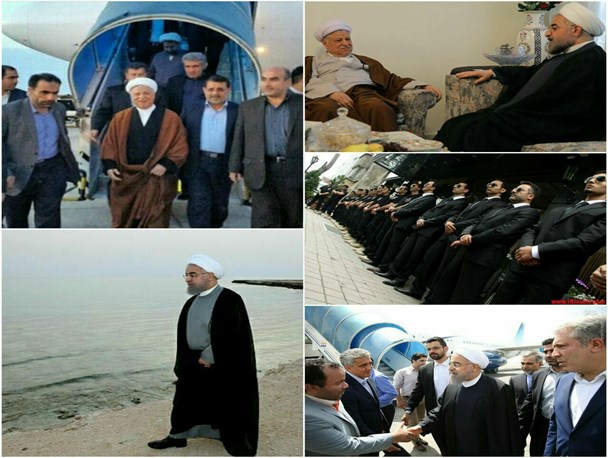 تحلیلی از استراحت یا فضای کاری حضور هاشمی در کیش و عسلویه/ سرانجام مطالبات اقتصادی مردم چه شد؟