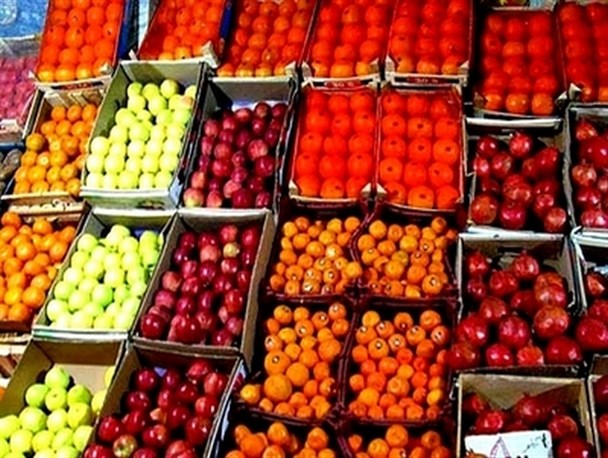 توزیع ۸۰ تن سیب و پرتقال برای تنظیم بازار میوه عید در آران و بیدگل