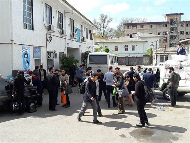 اعزام اولین گروه جهادی دانشجویی در سال ۹۶ به مناطق محروم استان گیلان+تصاویر