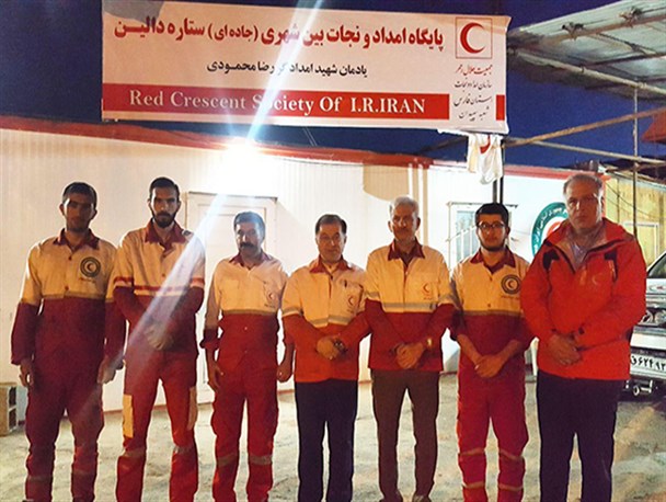 بازدیدرئیس سازمان امداد ونجات ازپایگاههای جاده ای