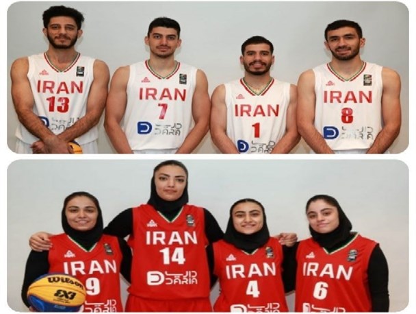 مقام دومی تیم ملی بسکتبال سه نفره پسران ایران در مسابقات مقدماتی جام جهانی/ حضور تیم های زیر ۲۳ سال ایران در قطر