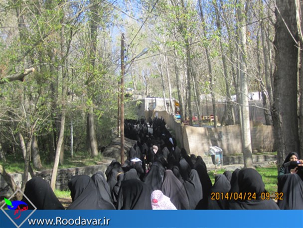 گزارش تصویری پیاده روی بانوان بسیجی تویسرکان
