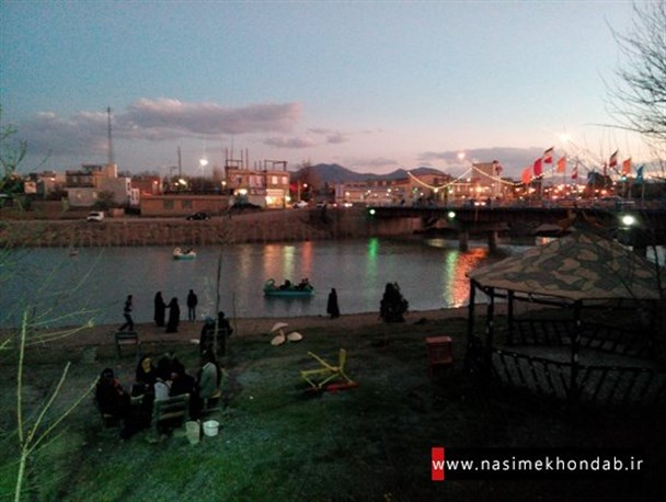 دریاچه فصلی خنداب تفرجگاهی امن و زیبا برای گردشگران + عکس