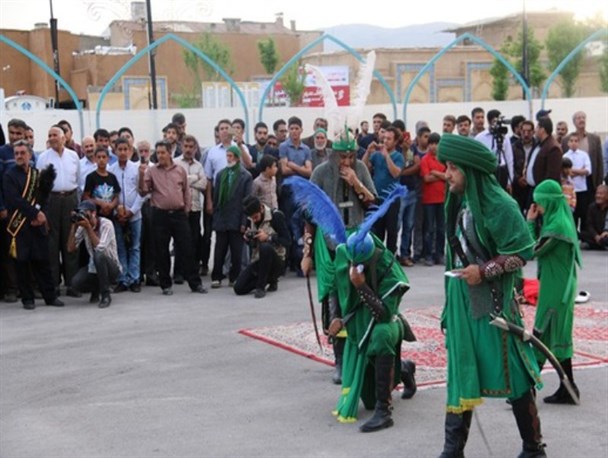 آیین تعزیه خوانی حضرت احمد بن موسی (ع) برگزار شد+تصاویر