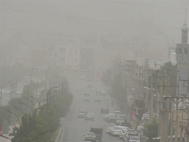 ریزگردهای مشکل‌ساز/ هوای گرد و غبار گرفته گچساران+تصاویر