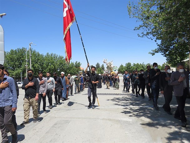 دسته‌روی عزاداری شهادت امام جعفر صادق(ع) در یاسوج+فیلم