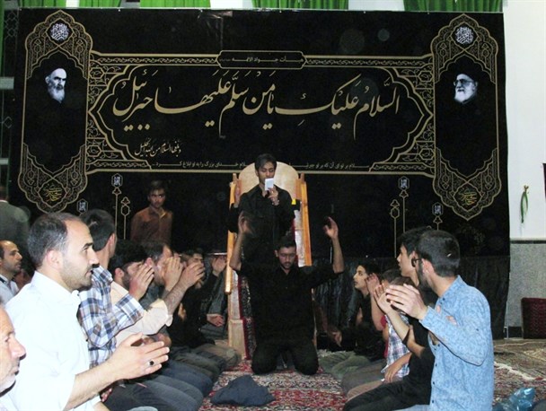 مراسم عزاداری شب رحلت حضرت خدیجه(س) در کمیجان/ تصاویر