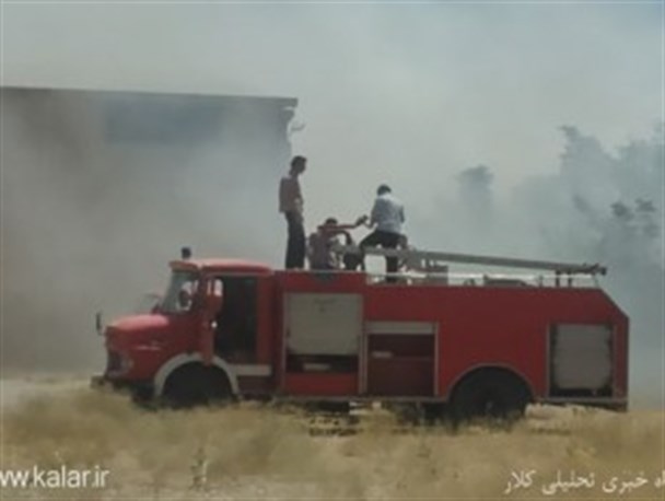 حریق در کارگاه فشفشه سازی بروجن