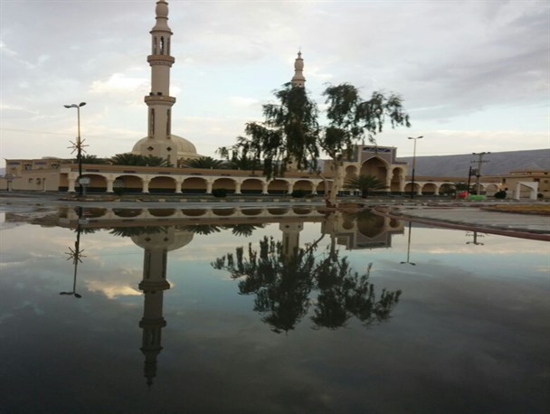 بارش باران در بستک موجب طغیان رودخانه ها شد