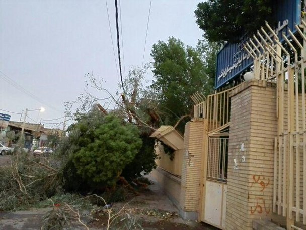 خسارات بارش مونسون در ایرانشهر
