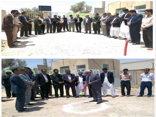 کلنگ ساختمان جدید مرکز خدمات جامع سلامت شماره یک در شهرستان زهک بر زمین کوبیده شد
