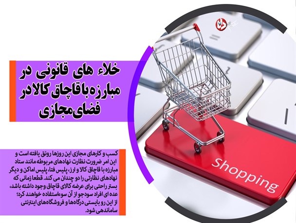 پوستر/خلاء های قانونی در مبارزه با قاچاق کالا در فضای مجازی