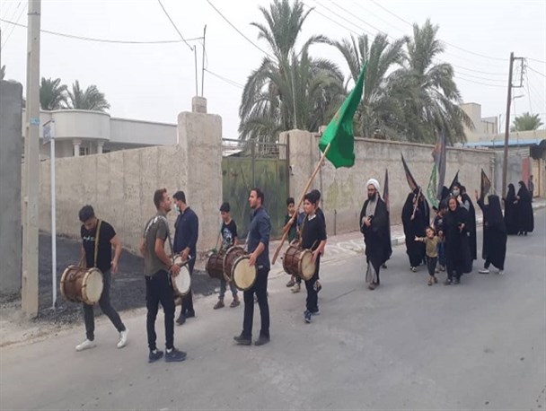 شهر آبپخش حال و هوای محرم گرفت