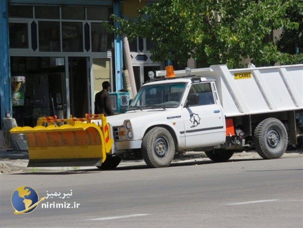 نیسان برف روب به نیر آمد!