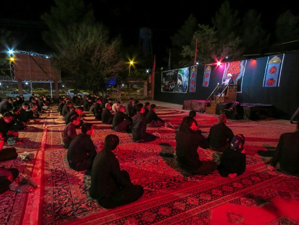 عزاداری شب هفتم محرم در سرخس با رعایت پروتکل بهداشتی